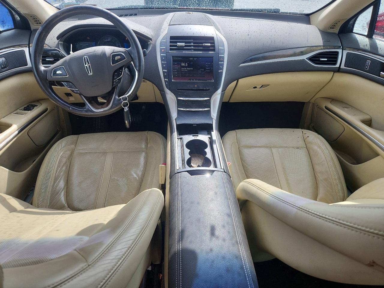 2015 Lincoln Mkz Hybrid Red vin: 3LN6L2LU9FR600273