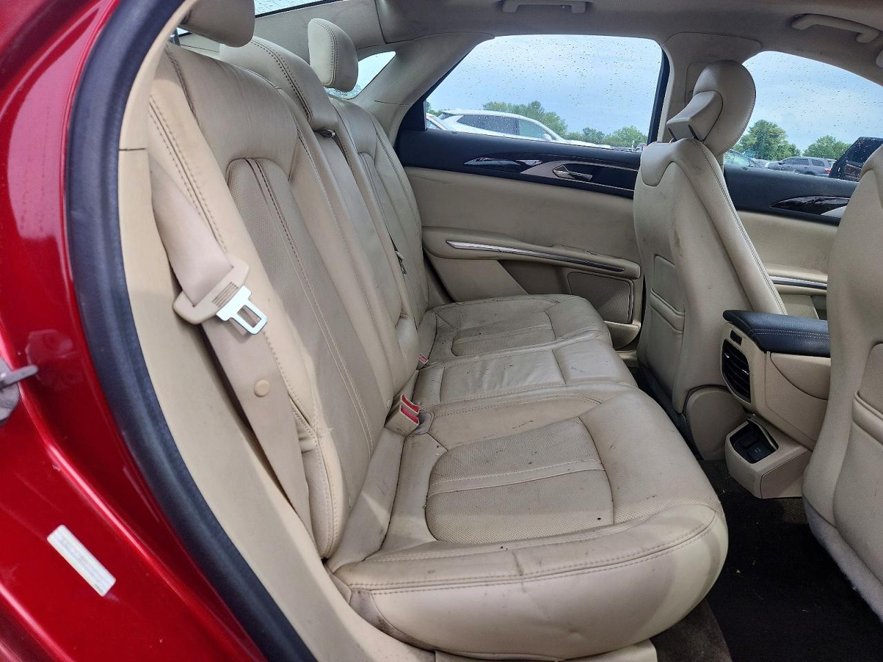 2015 Lincoln Mkz Hybrid Red vin: 3LN6L2LU9FR600273