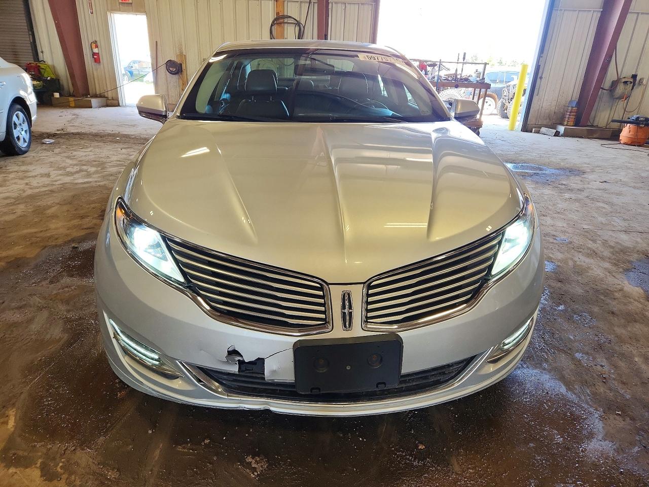 2015 Lincoln Mkz Hybrid Silver vin: 3LN6L2LU9FR601696