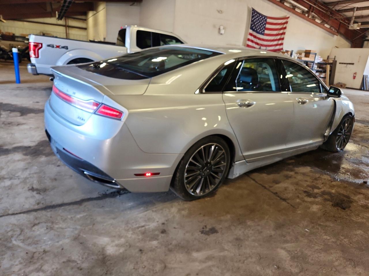 2015 Lincoln Mkz Hybrid Silver vin: 3LN6L2LU9FR601696