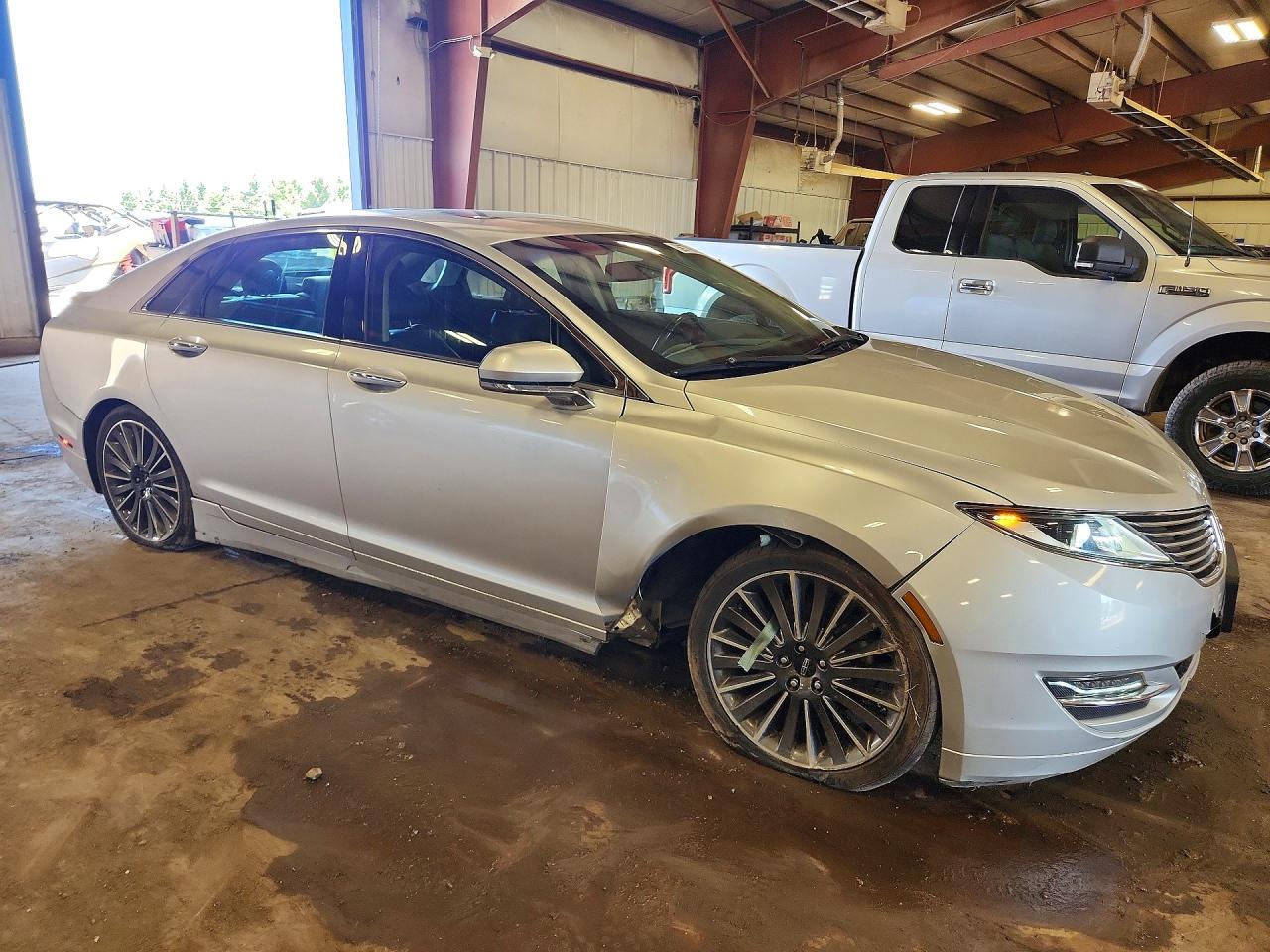 2015 Lincoln Mkz Hybrid Silver vin: 3LN6L2LU9FR601696