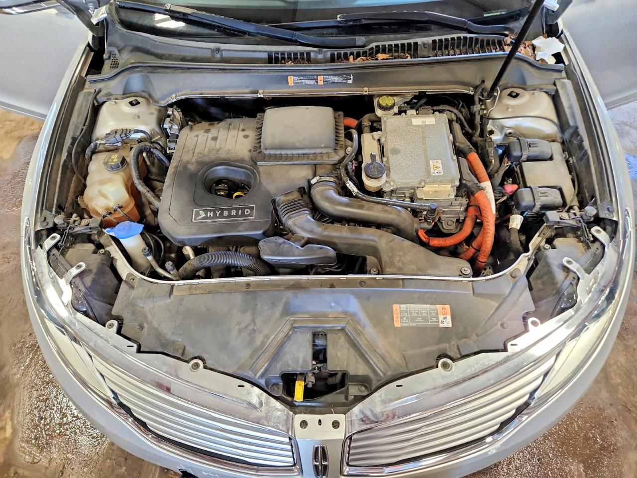 2015 Lincoln Mkz Hybrid Silver vin: 3LN6L2LU9FR601696