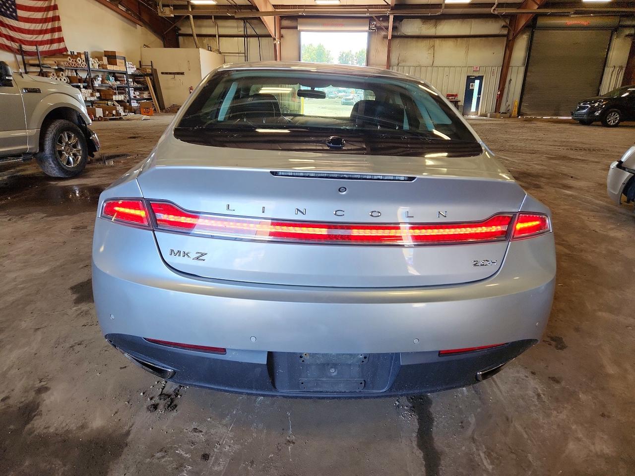 2015 Lincoln Mkz Hybrid Silver vin: 3LN6L2LU9FR601696