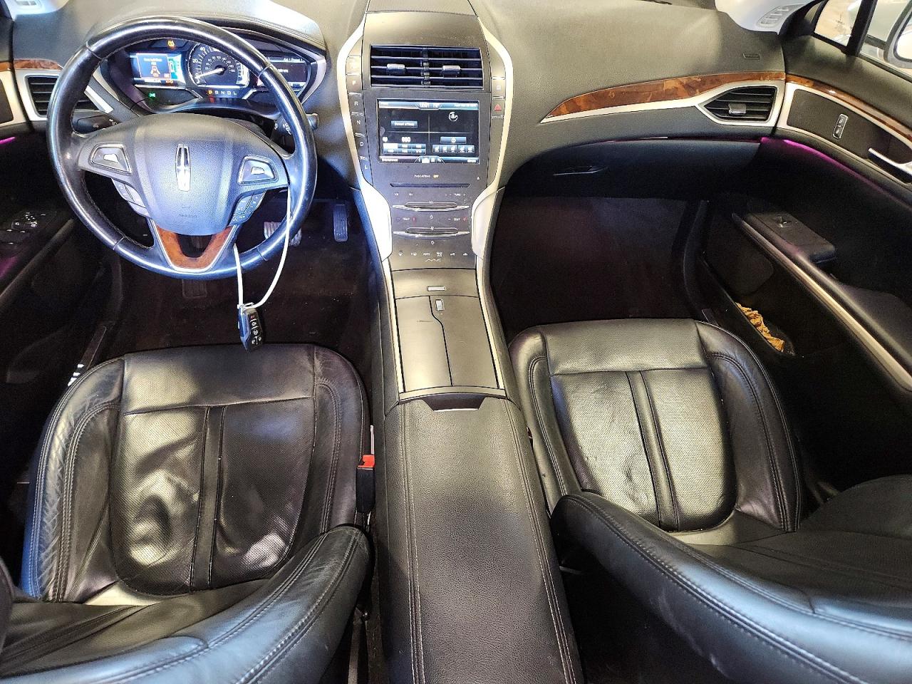 2015 Lincoln Mkz Hybrid Silver vin: 3LN6L2LU9FR601696