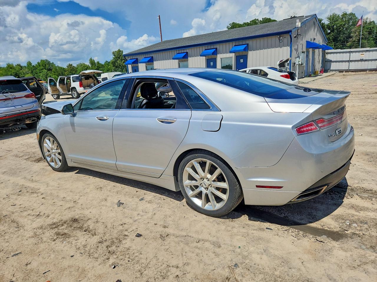 2015 Lincoln Mkz Hybrid Silver vin: 3LN6L2LU9FR602556