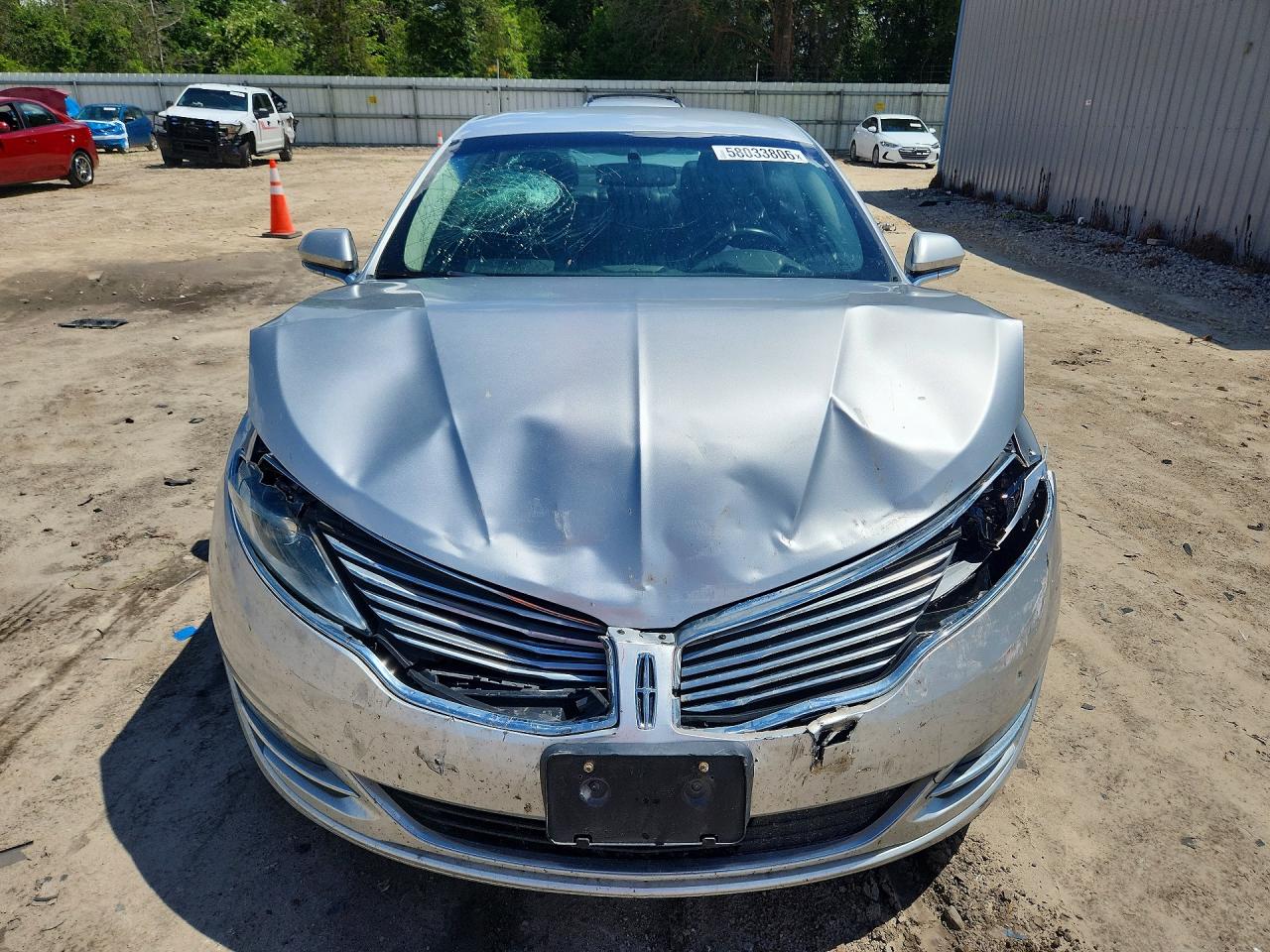 2015 Lincoln Mkz Hybrid Silver vin: 3LN6L2LU9FR602556