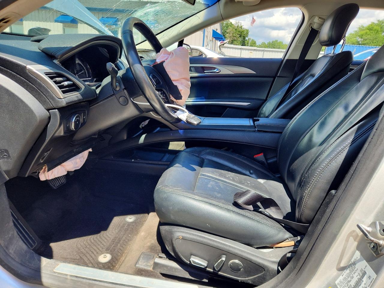 2015 Lincoln Mkz Hybrid Silver vin: 3LN6L2LU9FR602556