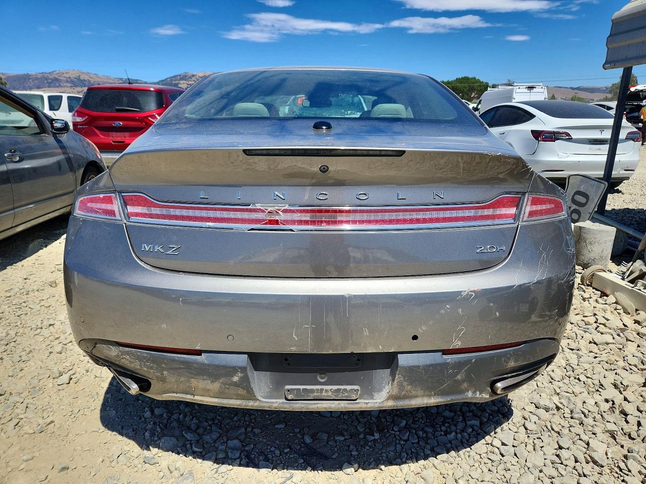 2015 Lincoln Mkz Hybrid Gray vin: 3LN6L2LU9FR603240