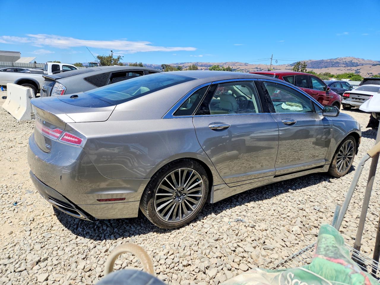2015 Lincoln Mkz Hybrid Gray vin: 3LN6L2LU9FR603240