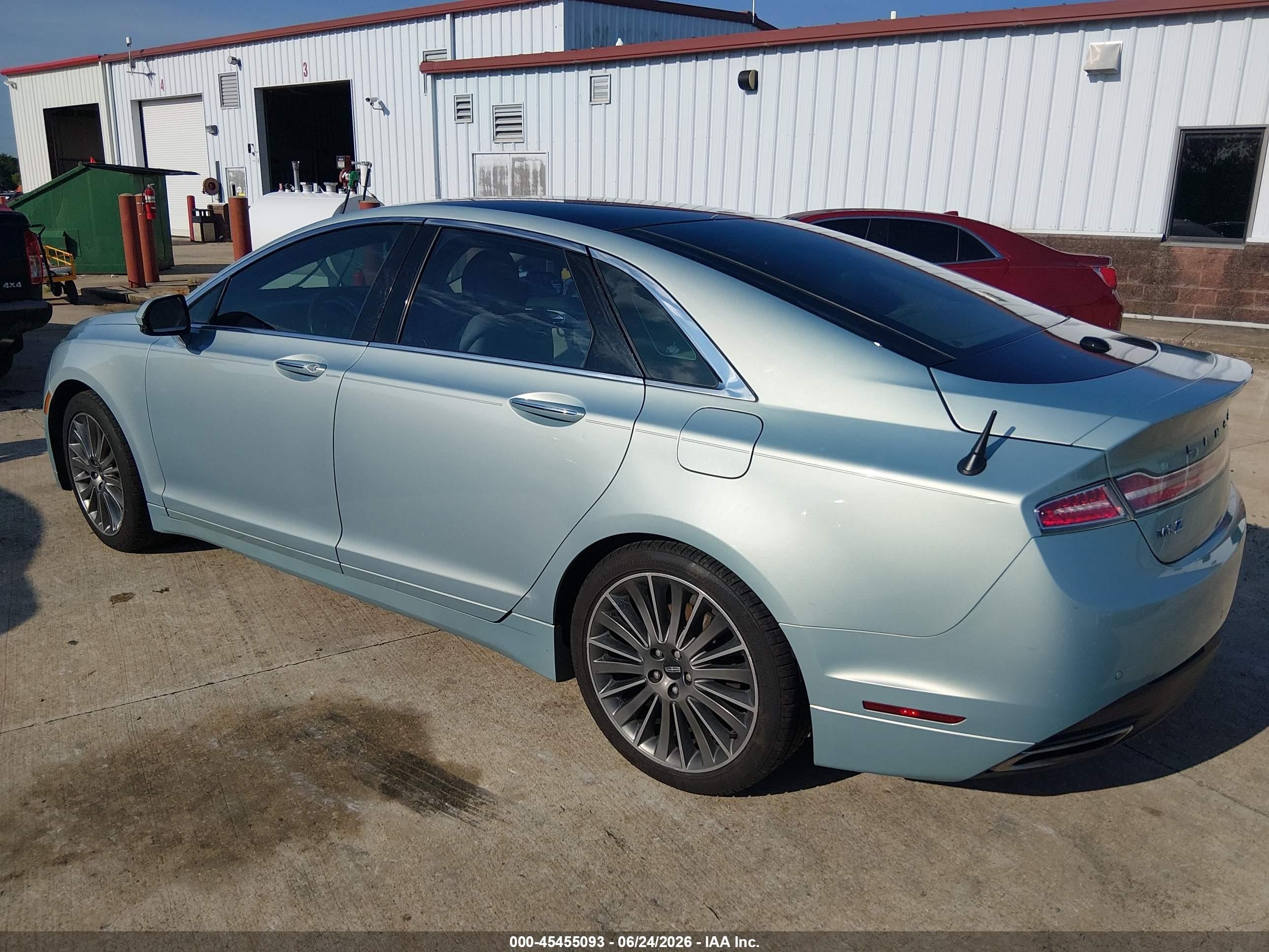 2013 Lincoln Mkz Hybrid   Синий vin: 3LN6L2LUXDR807168