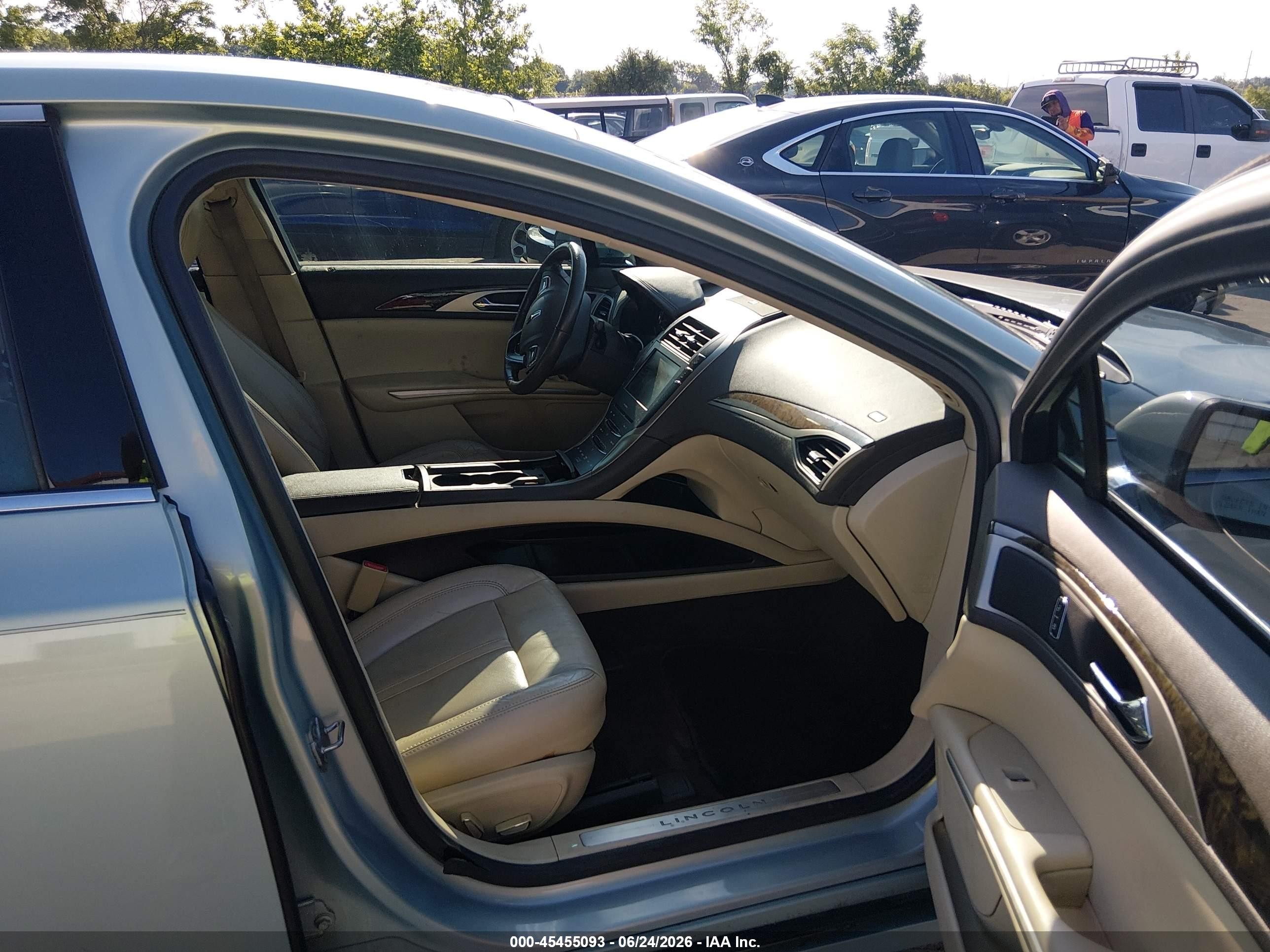 2013 Lincoln Mkz Hybrid   Синий vin: 3LN6L2LUXDR807168