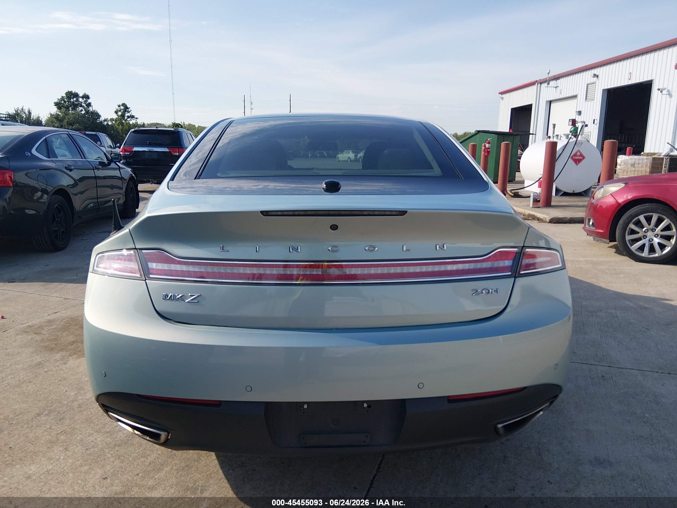 2013 Lincoln Mkz Hybrid   Синий vin: 3LN6L2LUXDR807168