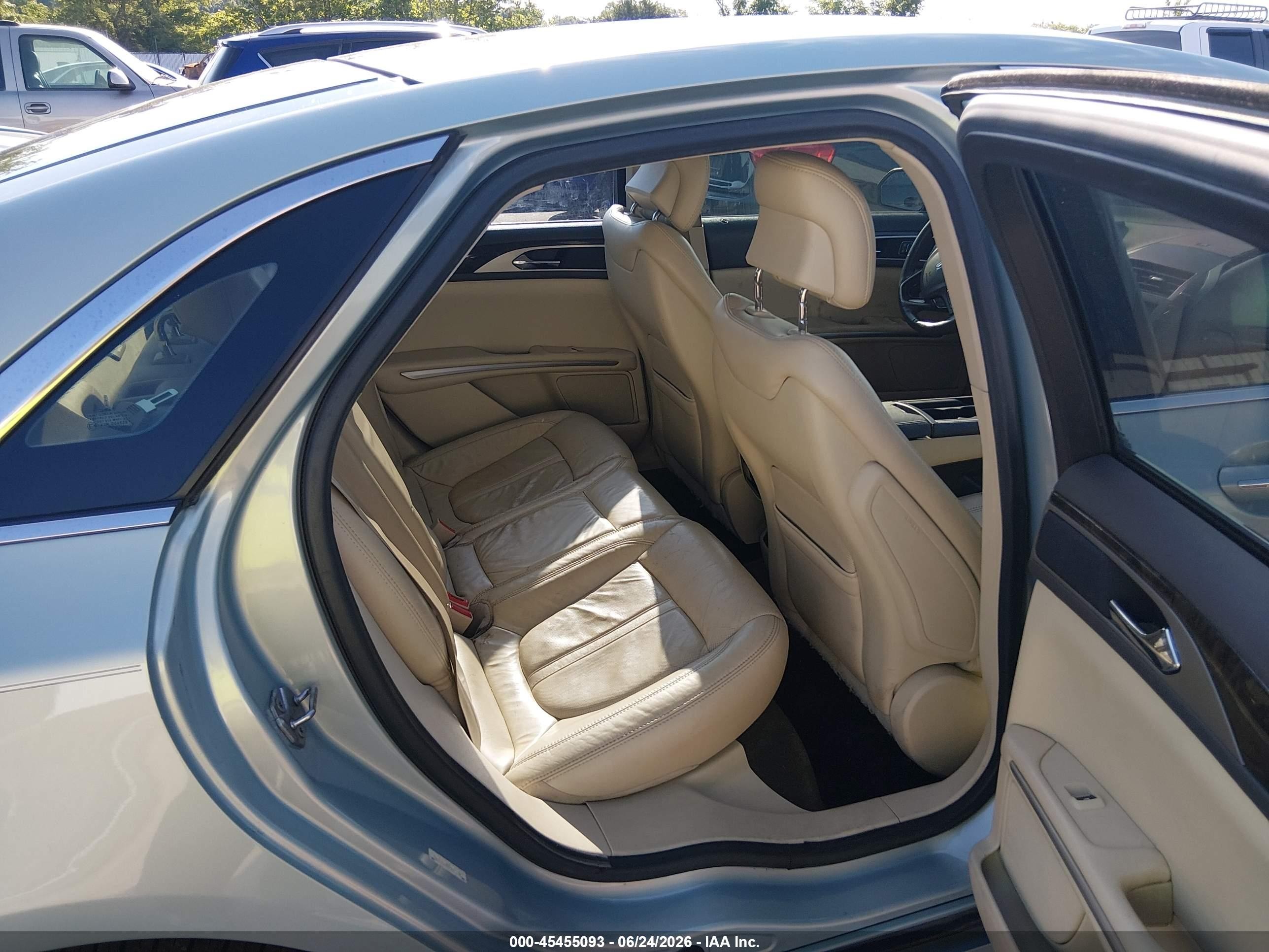 2013 Lincoln Mkz Hybrid   Синий vin: 3LN6L2LUXDR807168