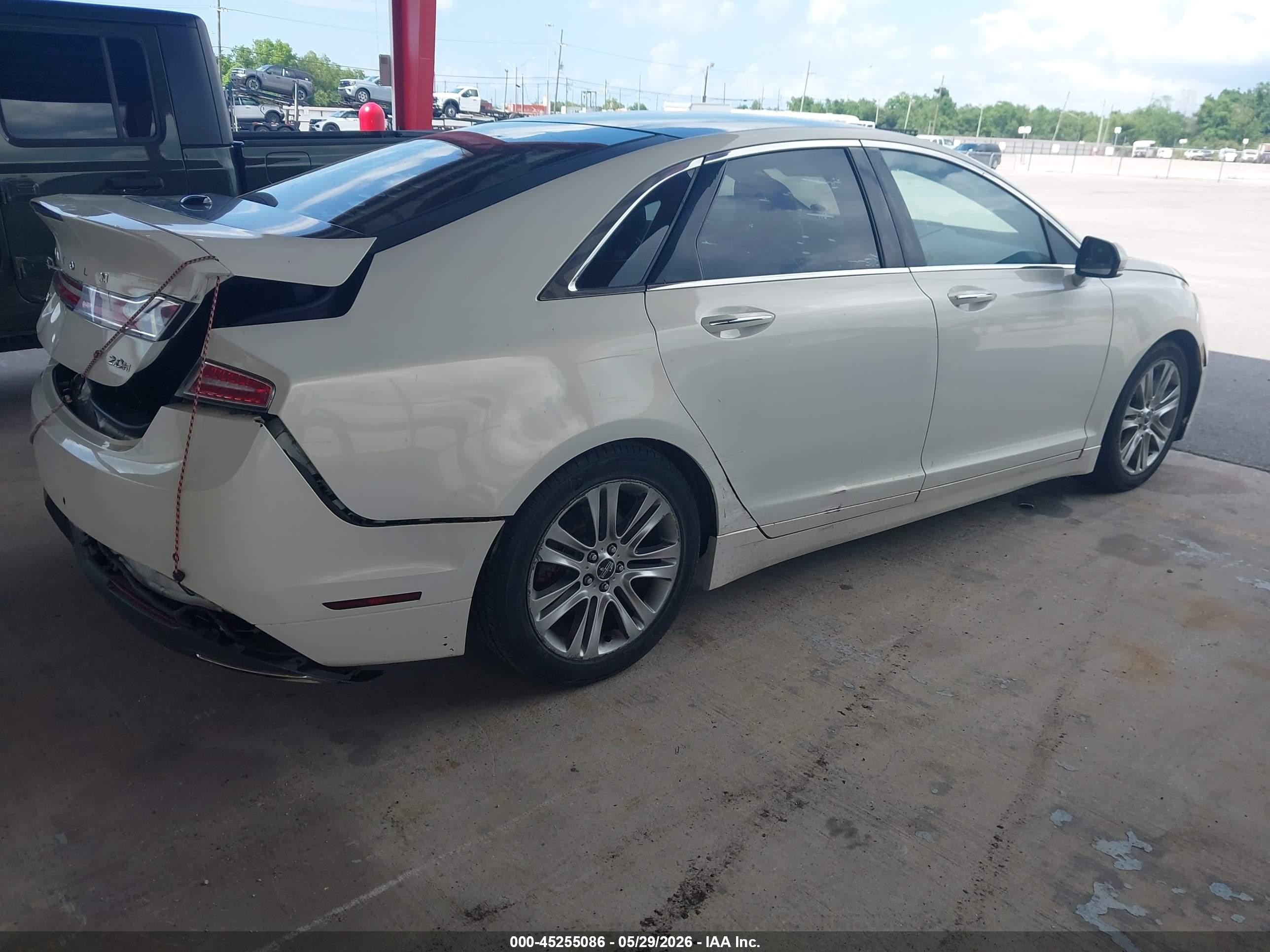 2013 Lincoln Mkz Hybrid   White vin: 3LN6L2LUXDR811334