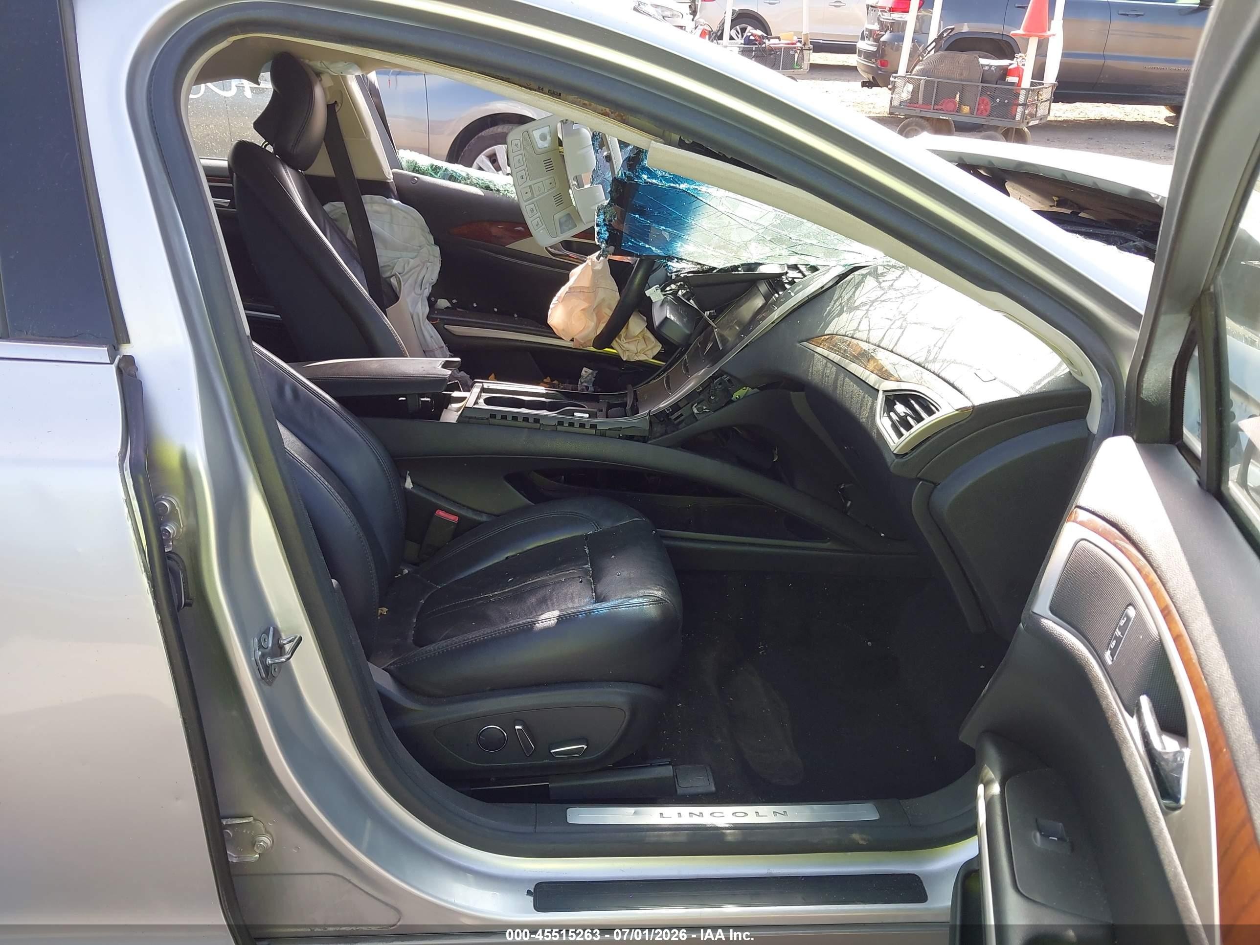 2013 Lincoln Mkz Hybrid   Silver vin: 3LN6L2LUXDR813780
