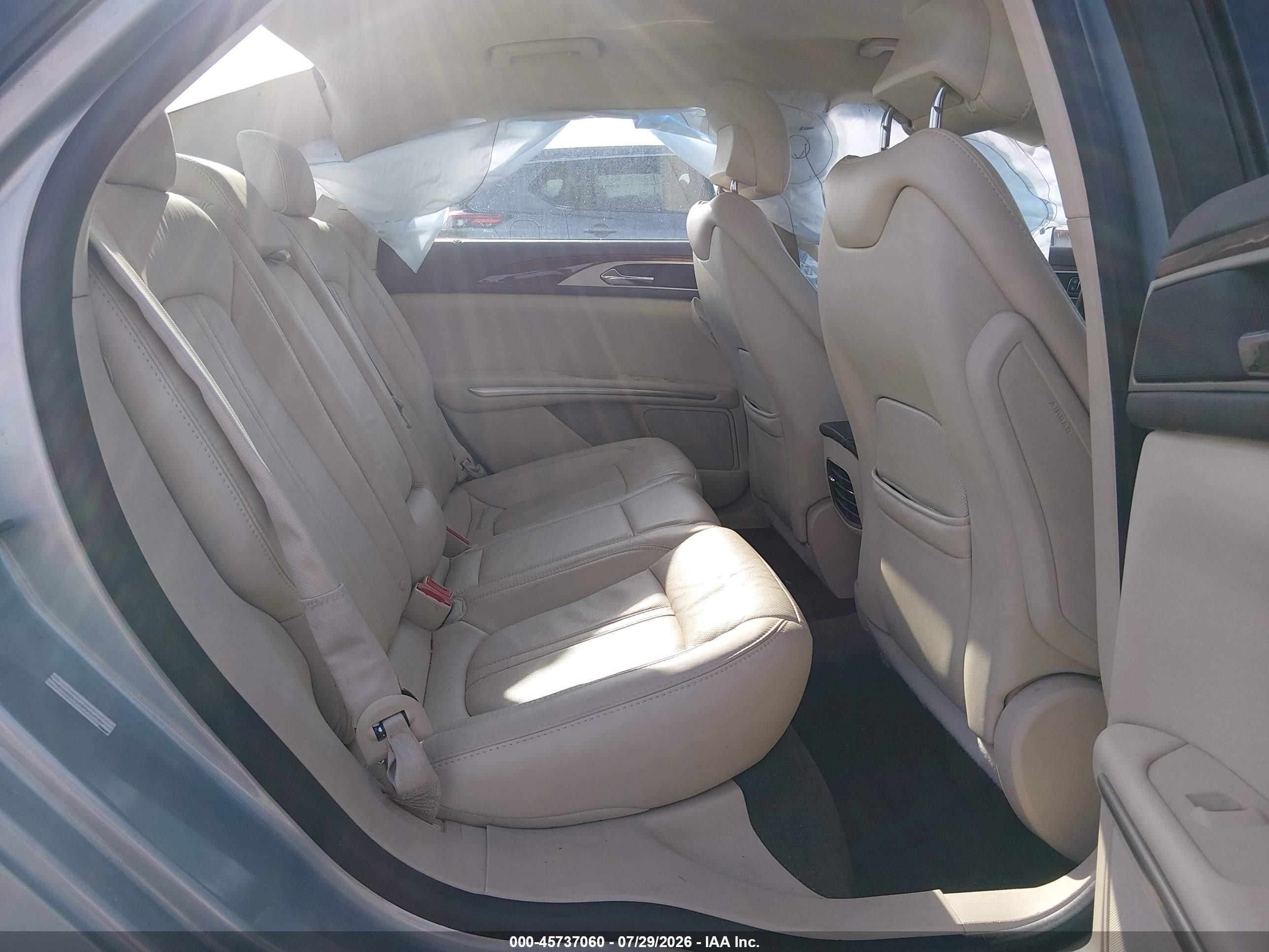 2013 Lincoln Mkz Hybrid   Blue vin: 3LN6L2LUXDR826920