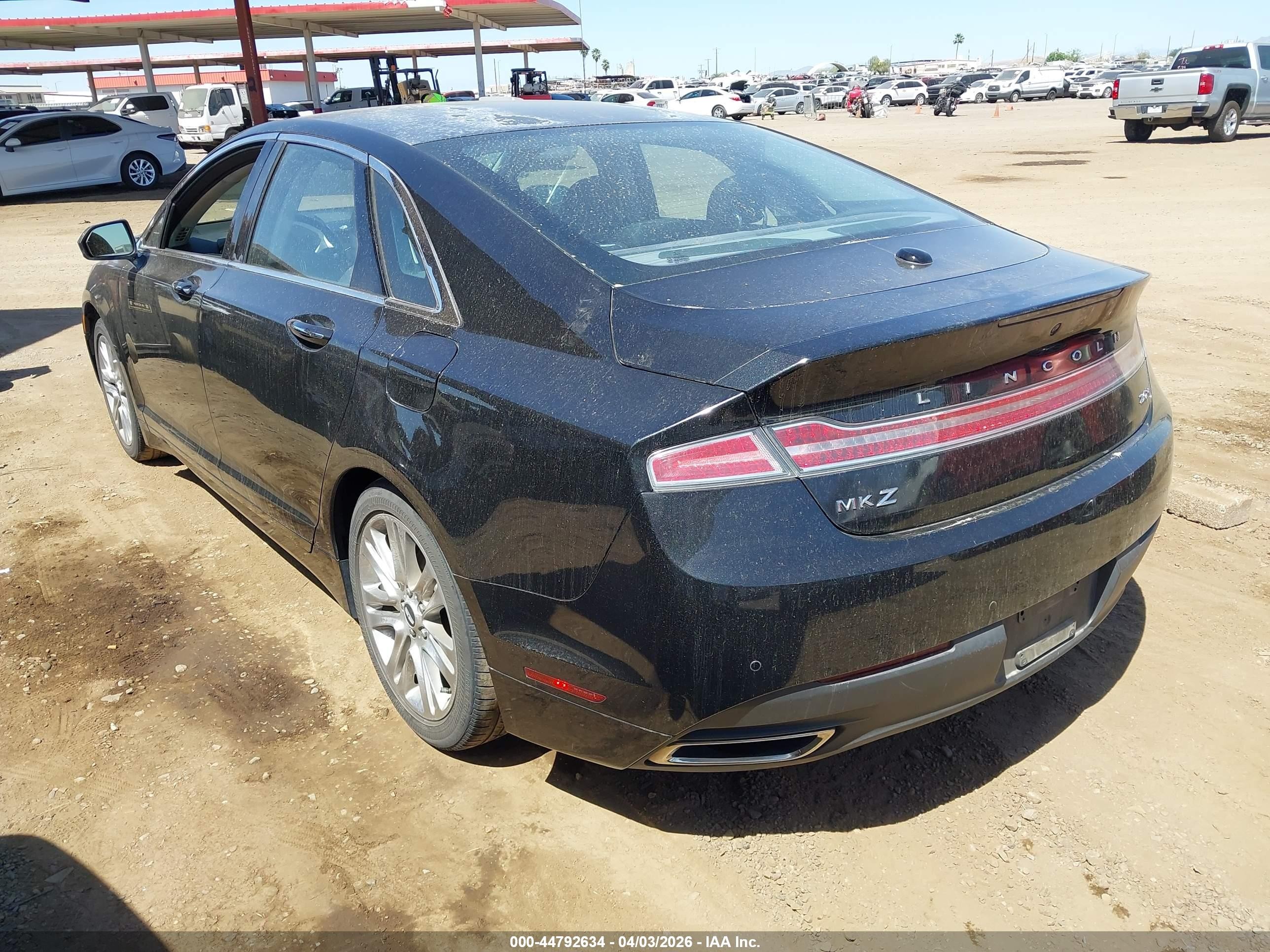 2014 Lincoln Mkz Hybrid   Black vin: 3LN6L2LUXER814669