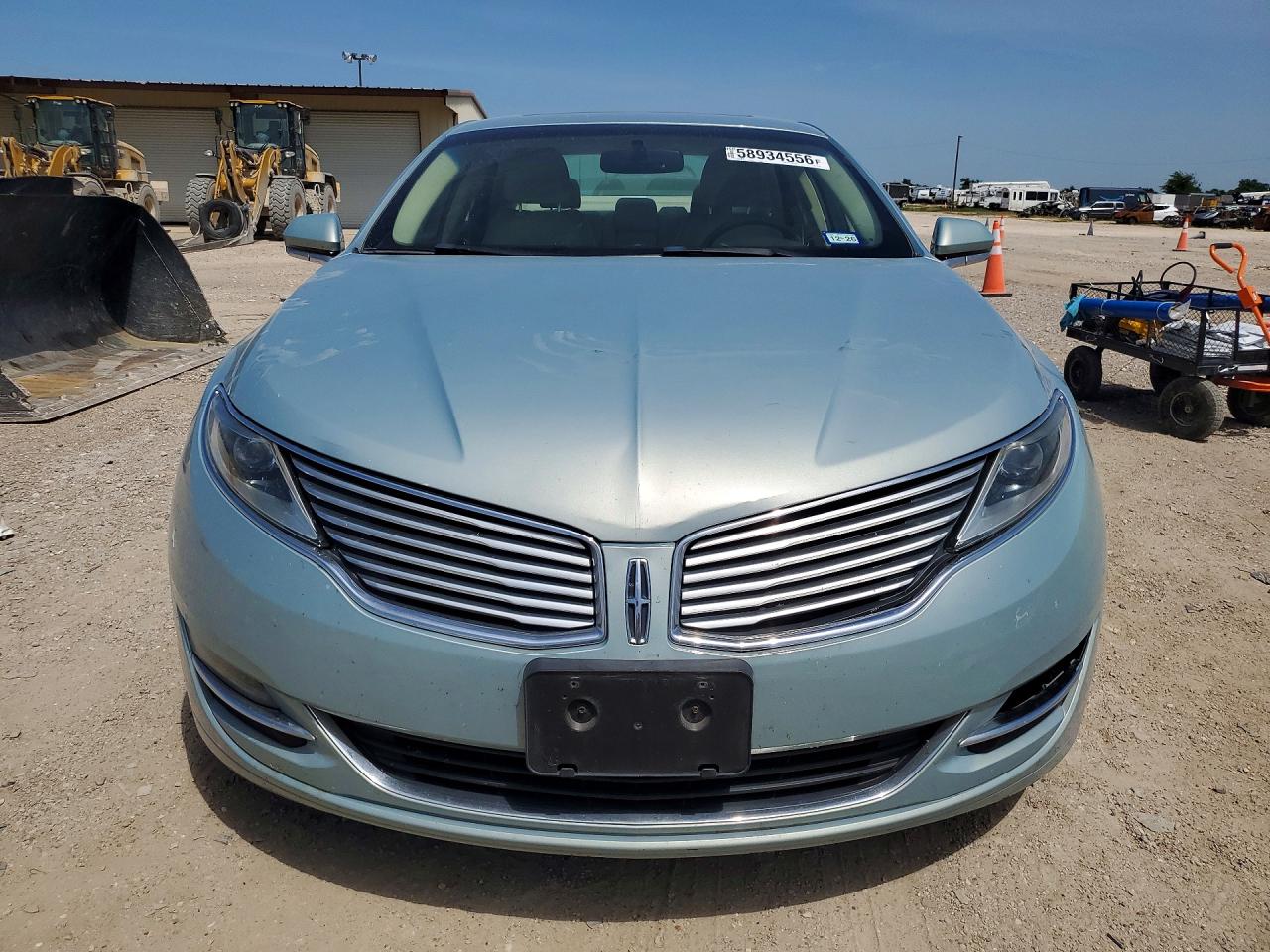 2014 Lincoln Mkz Hybrid Turquoise vin: 3LN6L2LUXER817605