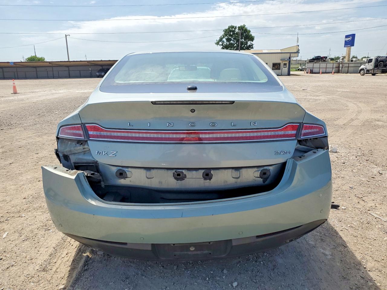 2014 Lincoln Mkz Hybrid Turquoise vin: 3LN6L2LUXER817605