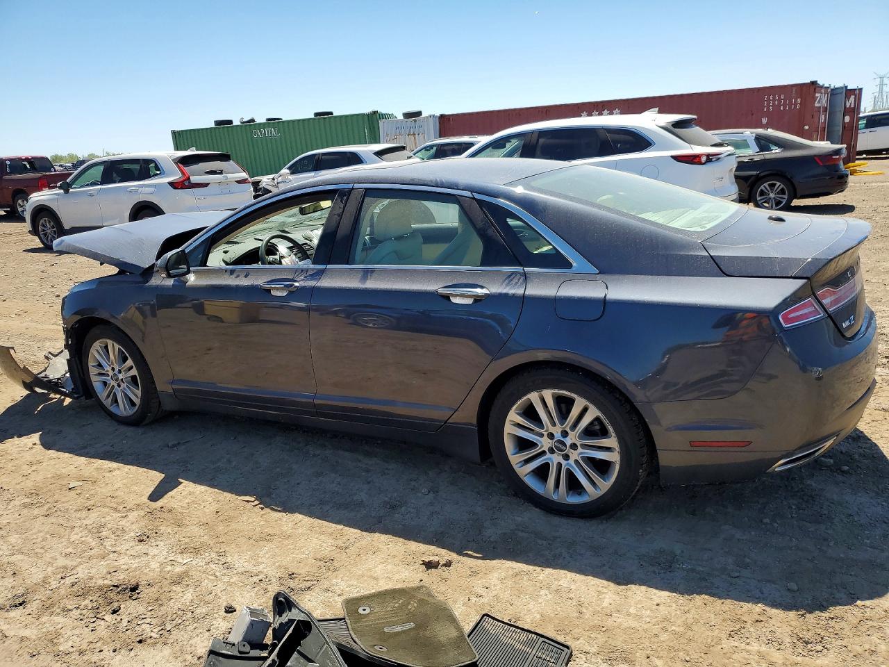 2014 Lincoln Mkz Hybrid Gray vin: 3LN6L2LUXER821783