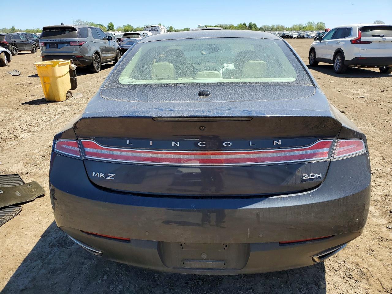 2014 Lincoln Mkz Hybrid Gray vin: 3LN6L2LUXER821783