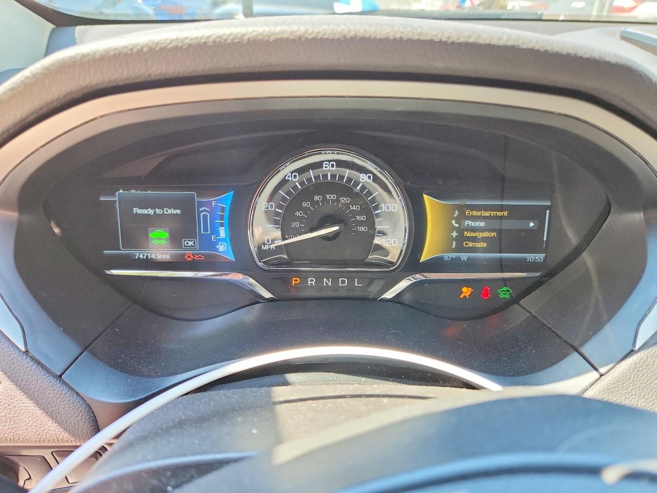 2014 Lincoln Mkz Hybrid Cream vin: 3LN6L2LUXER826210