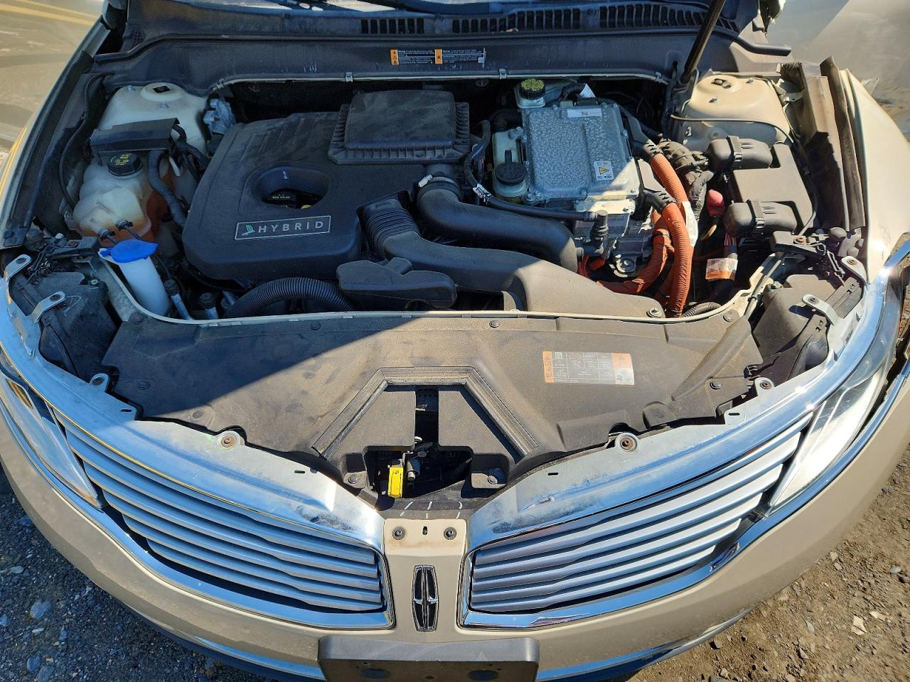2014 Lincoln Mkz Hybrid Cream vin: 3LN6L2LUXER826210