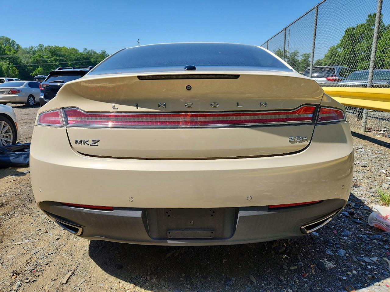 2014 Lincoln Mkz Hybrid Cream vin: 3LN6L2LUXER826210