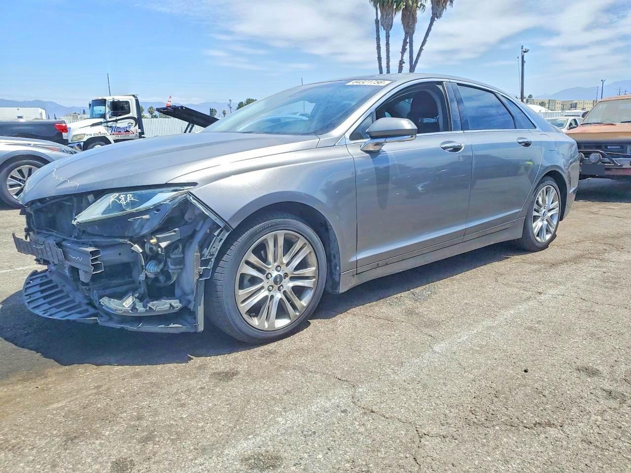 2014 Lincoln Mkz Hybrid Gray vin: 3LN6L2LUXER828801
