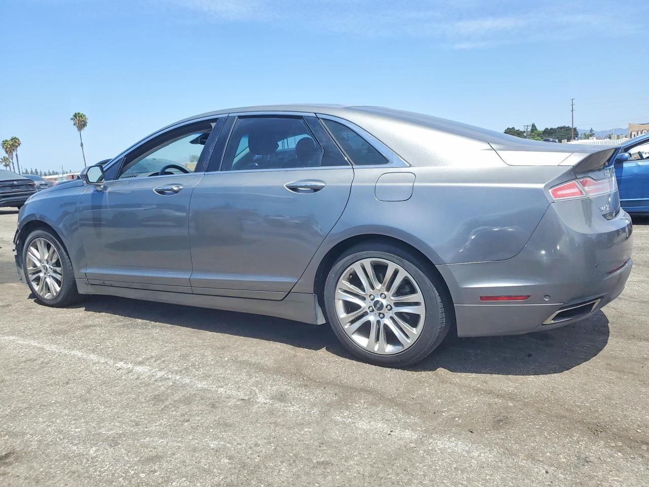 2014 Lincoln Mkz Hybrid Gray vin: 3LN6L2LUXER828801