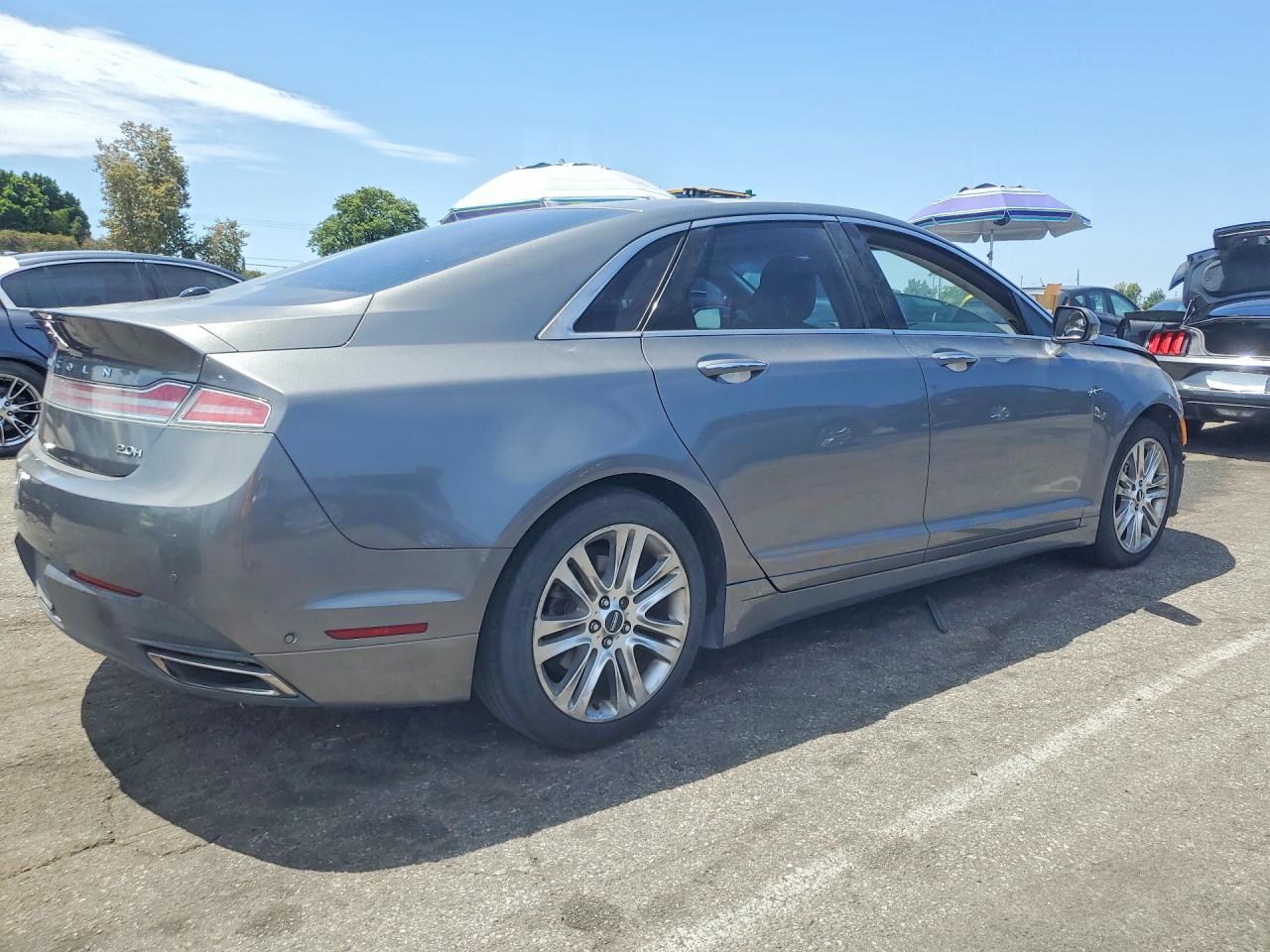 2014 Lincoln Mkz Hybrid Gray vin: 3LN6L2LUXER828801