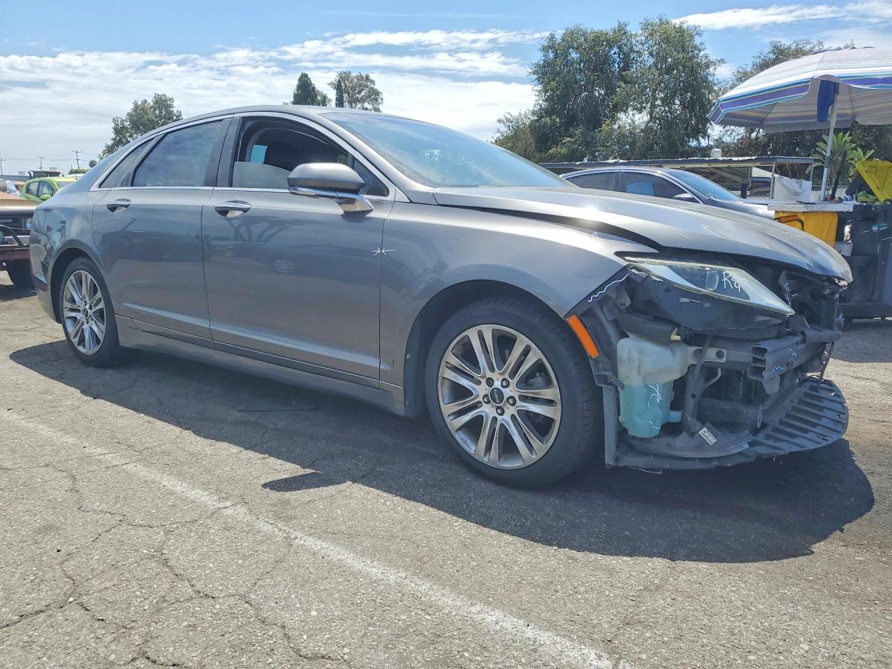 2014 Lincoln Mkz Hybrid Gray vin: 3LN6L2LUXER828801