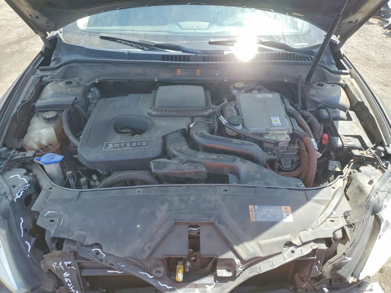 2014 Lincoln Mkz Hybrid Gray vin: 3LN6L2LUXER828801