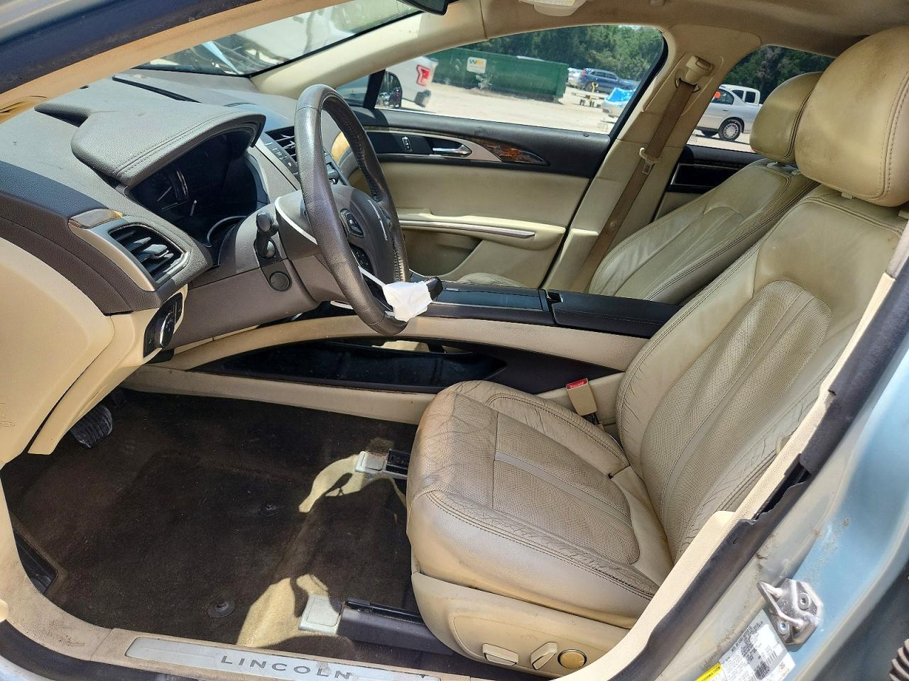 2014 Lincoln Mkz Hybrid Blue vin: 3LN6L2LUXER834047