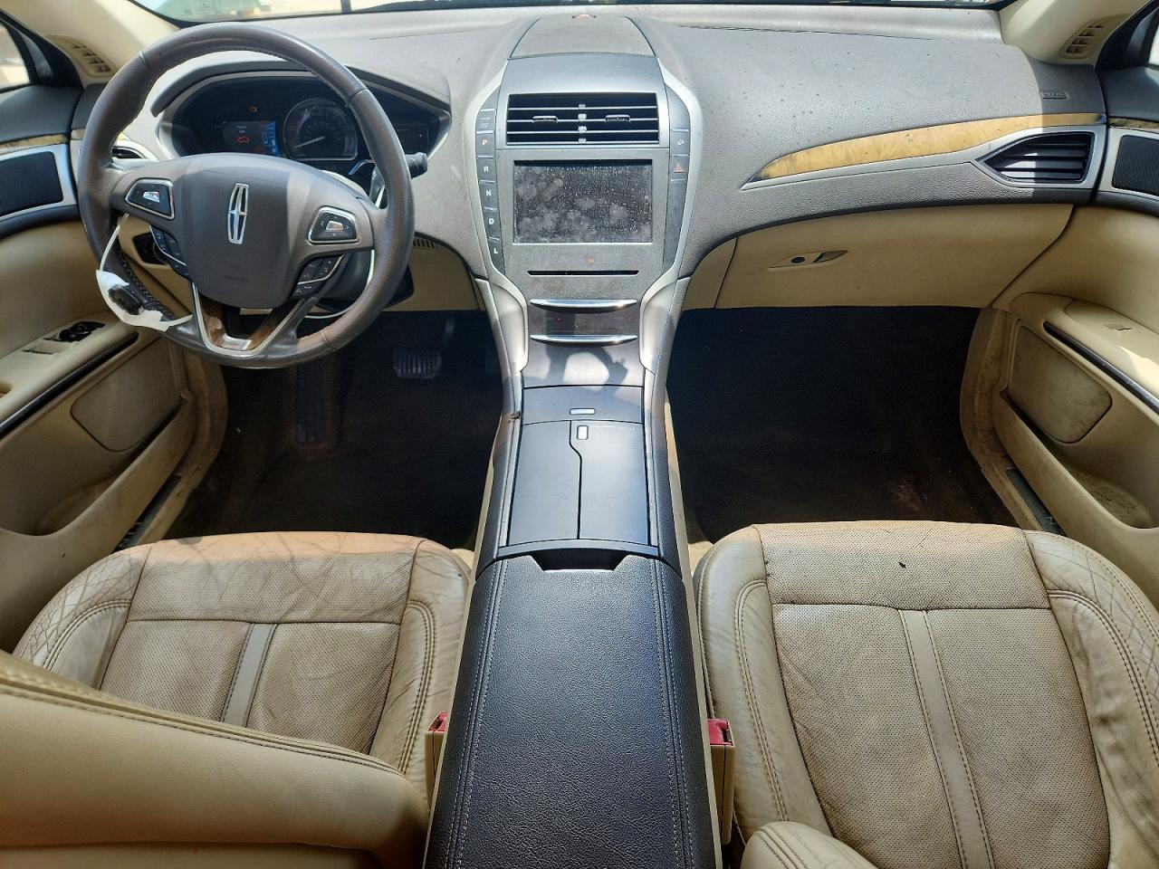 2014 Lincoln Mkz Hybrid Blue vin: 3LN6L2LUXER834047