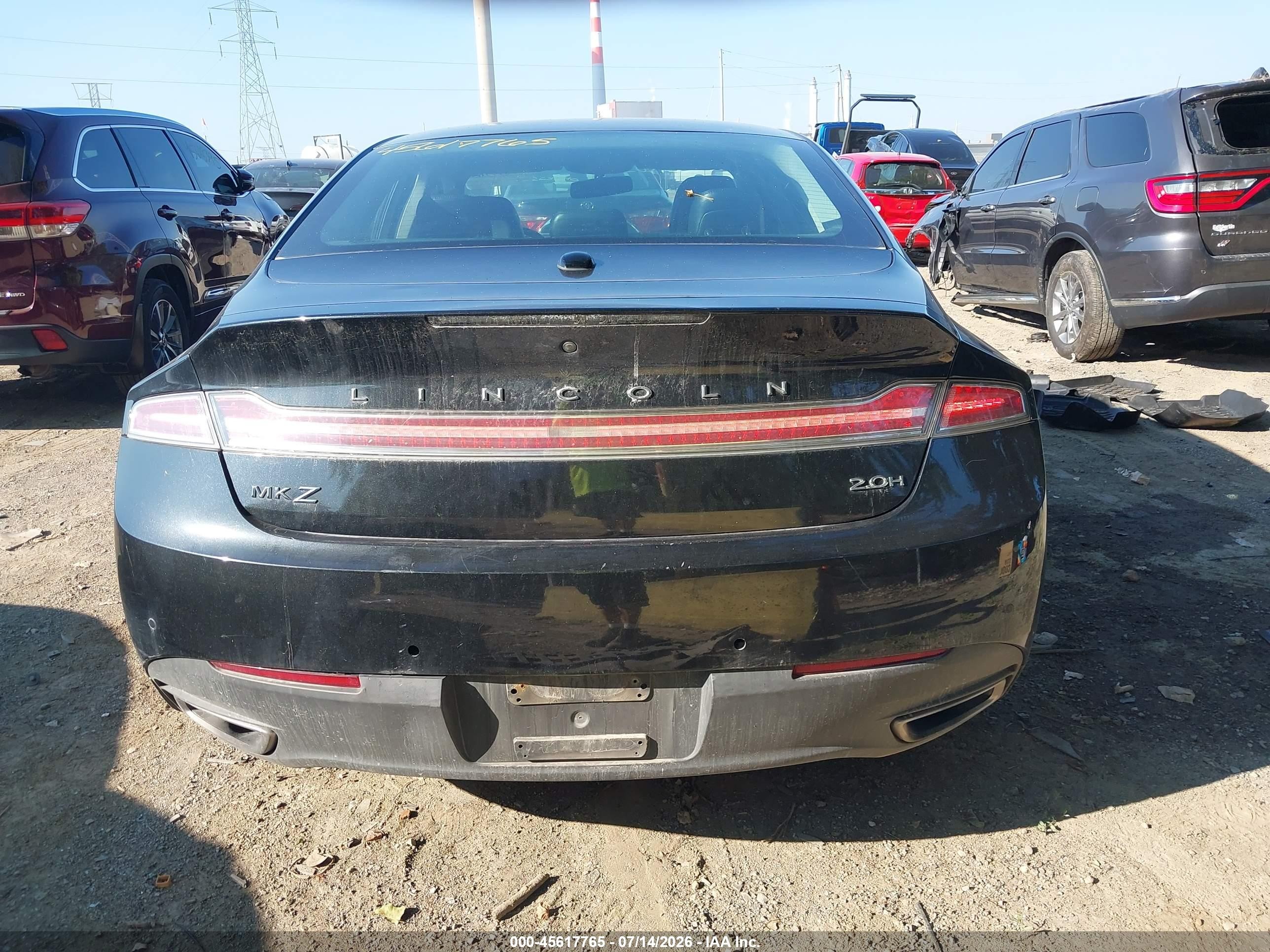 2015 Lincoln Mkz Hybrid   Gray vin: 3LN6L2LUXFR614134