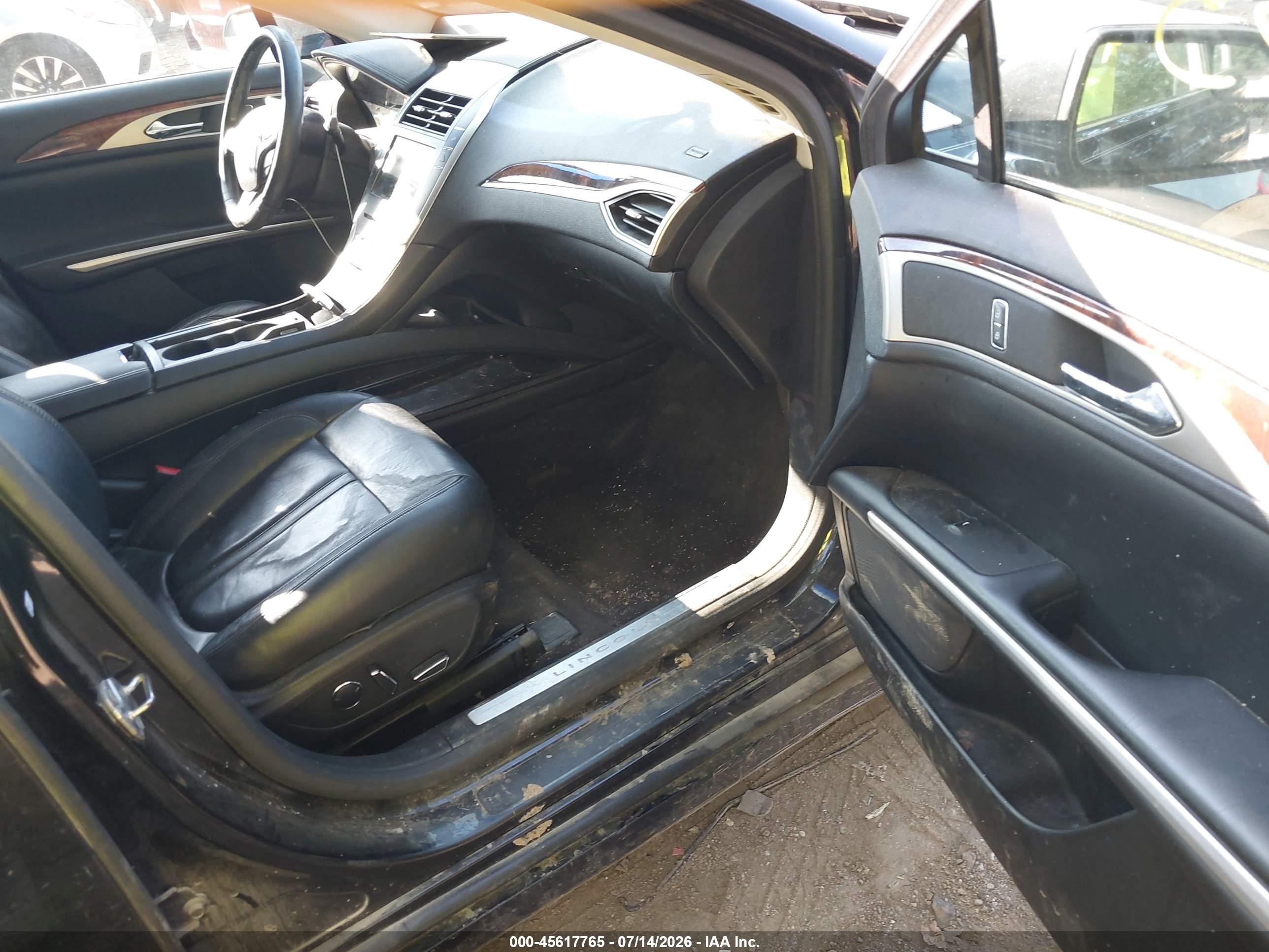 2015 Lincoln Mkz Hybrid   Gray vin: 3LN6L2LUXFR614134