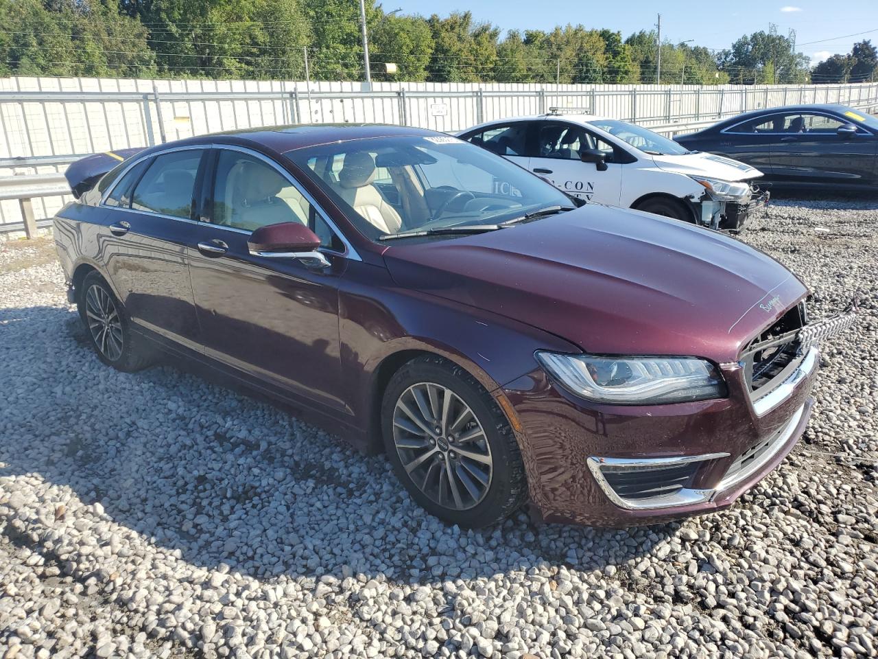 2018 Lincoln Mkz Select Бордовый vin: 3LN6L5C92JR627899