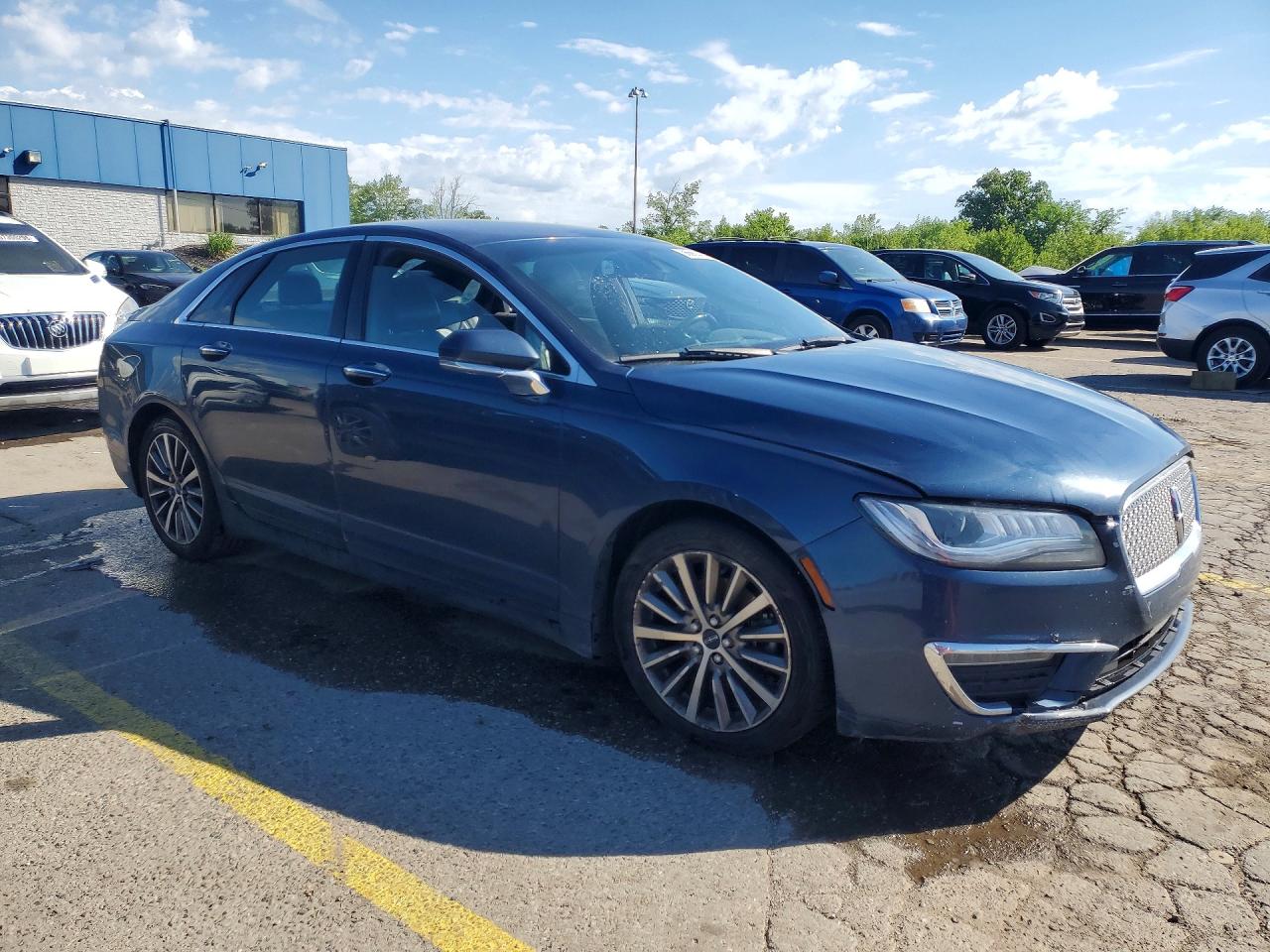 2017 Lincoln Mkz Select Blue vin: 3LN6L5C93HR649906