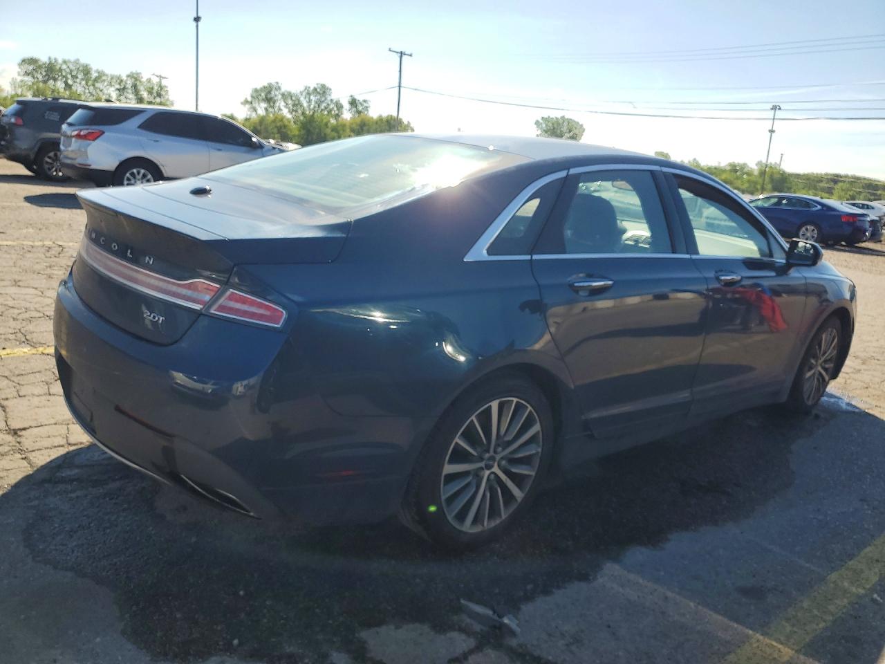 2017 Lincoln Mkz Select Blue vin: 3LN6L5C93HR649906