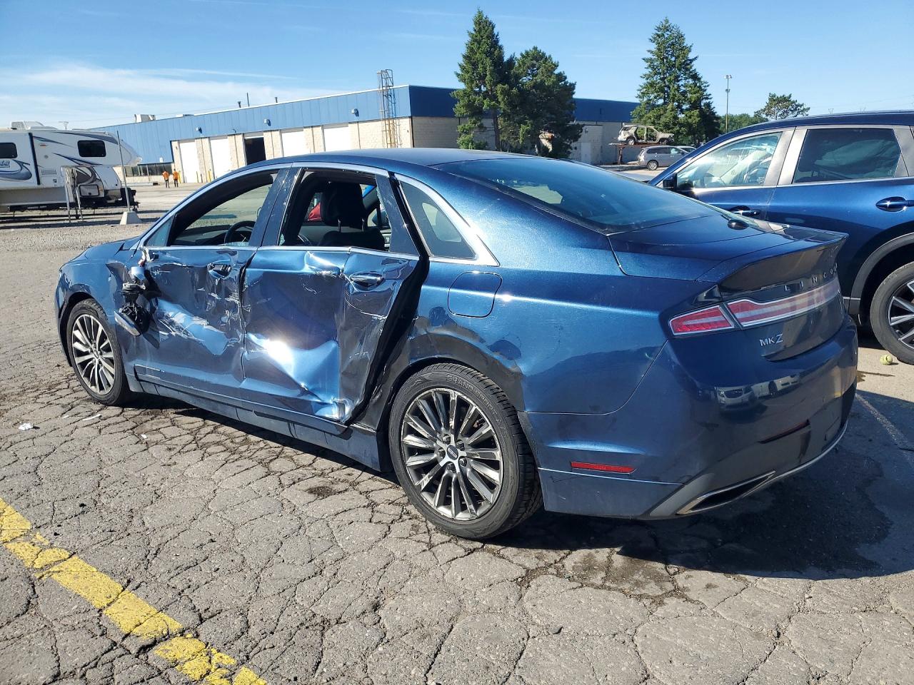 2017 Lincoln Mkz Select Blue vin: 3LN6L5C93HR649906
