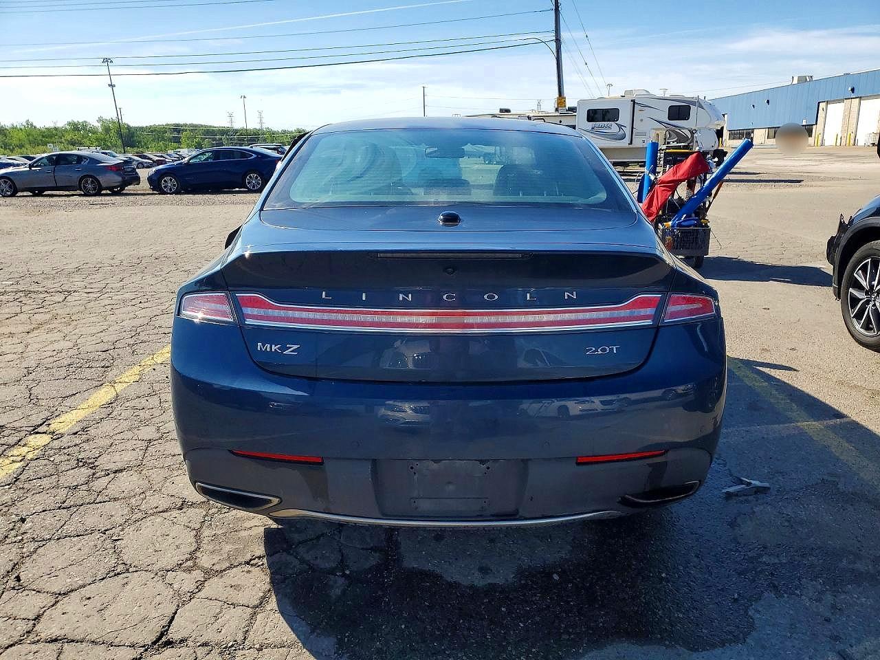2017 Lincoln Mkz Select Blue vin: 3LN6L5C93HR649906