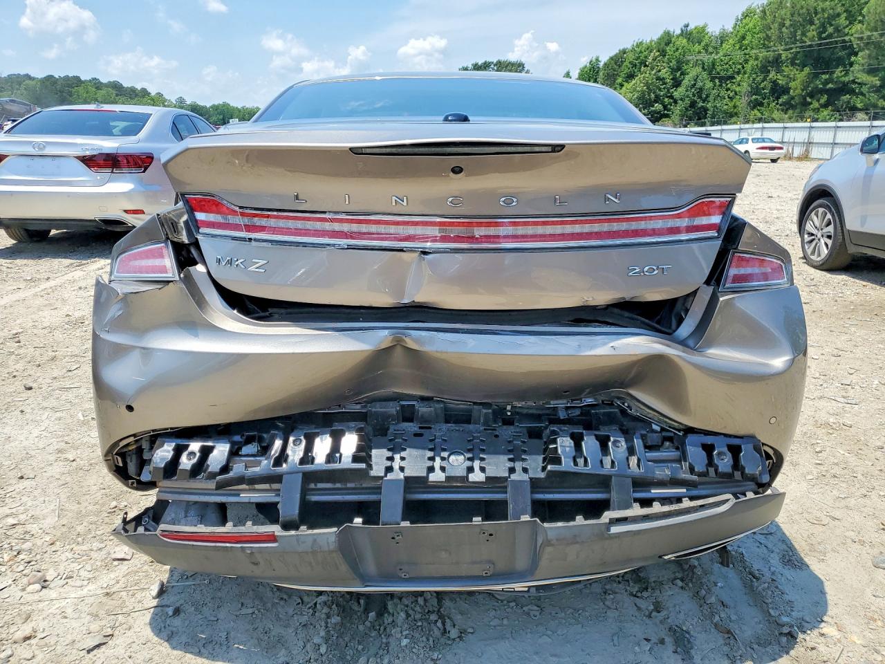2018 Lincoln Mkz Select Tan vin: 3LN6L5C96JR615318