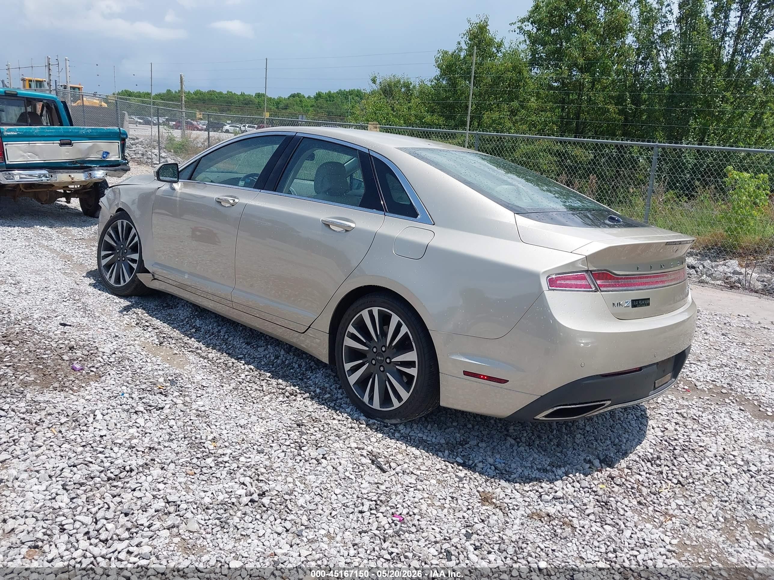 2017 Lincoln Mkz Select Gold vin: 3LN6L5C98HR653711