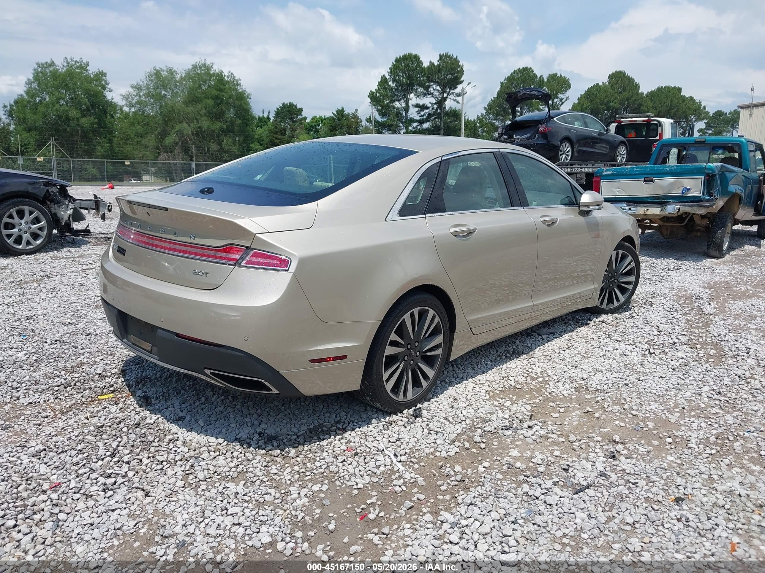 2017 Lincoln Mkz Select Gold vin: 3LN6L5C98HR653711