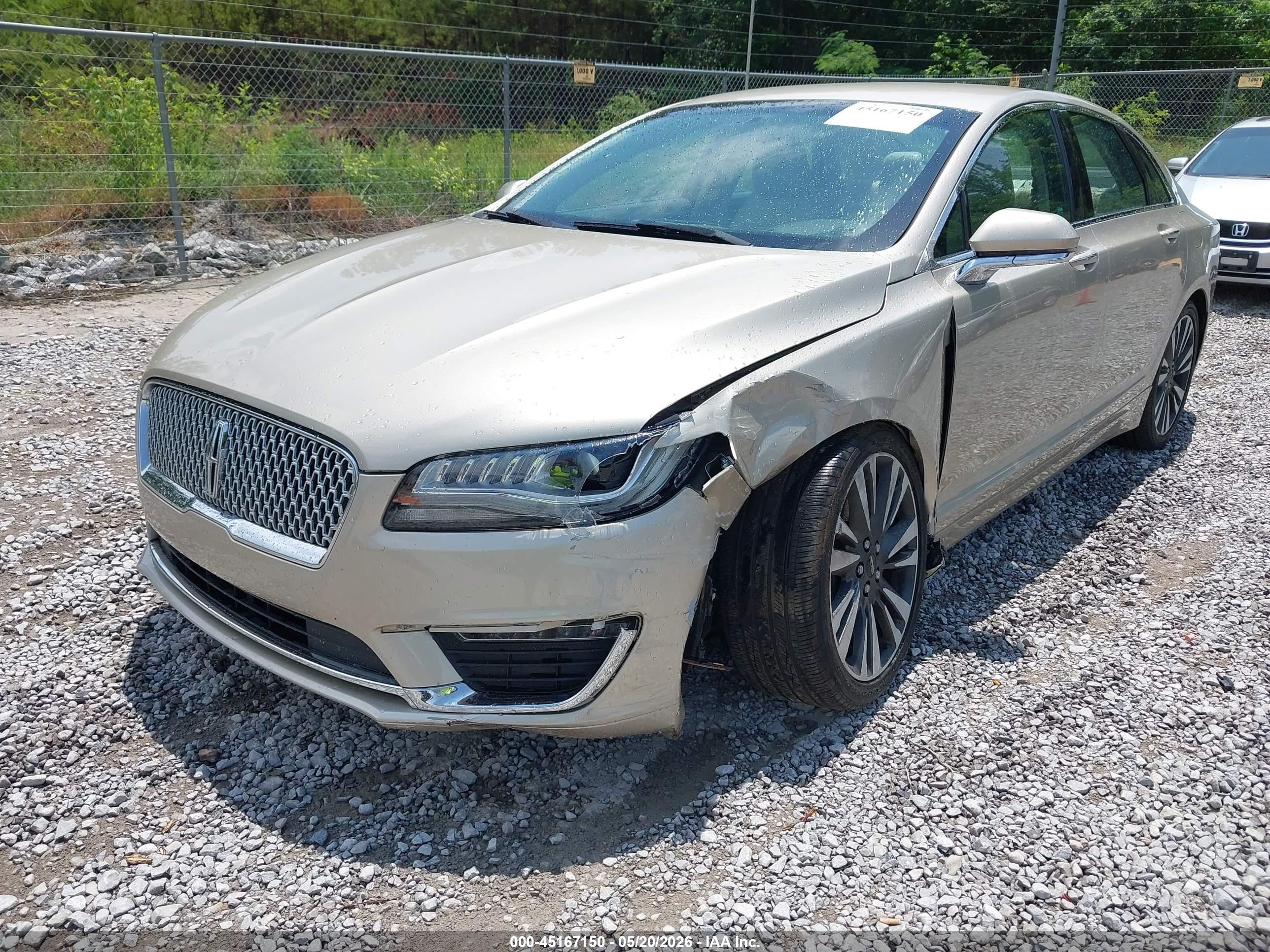 2017 Lincoln Mkz Select Gold vin: 3LN6L5C98HR653711