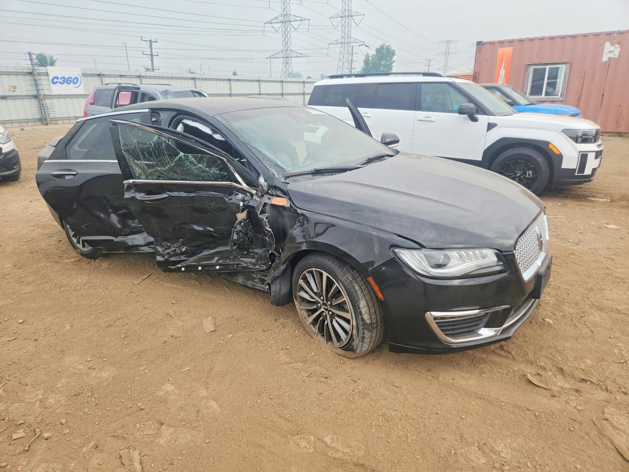 2019 Lincoln Mkz Reserve I Black vin: 3LN6L5C98KR605455