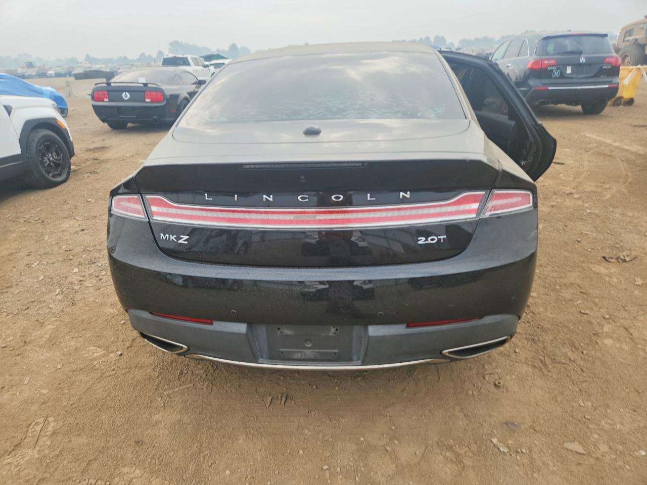 2019 Lincoln Mkz Reserve I Black vin: 3LN6L5C98KR605455