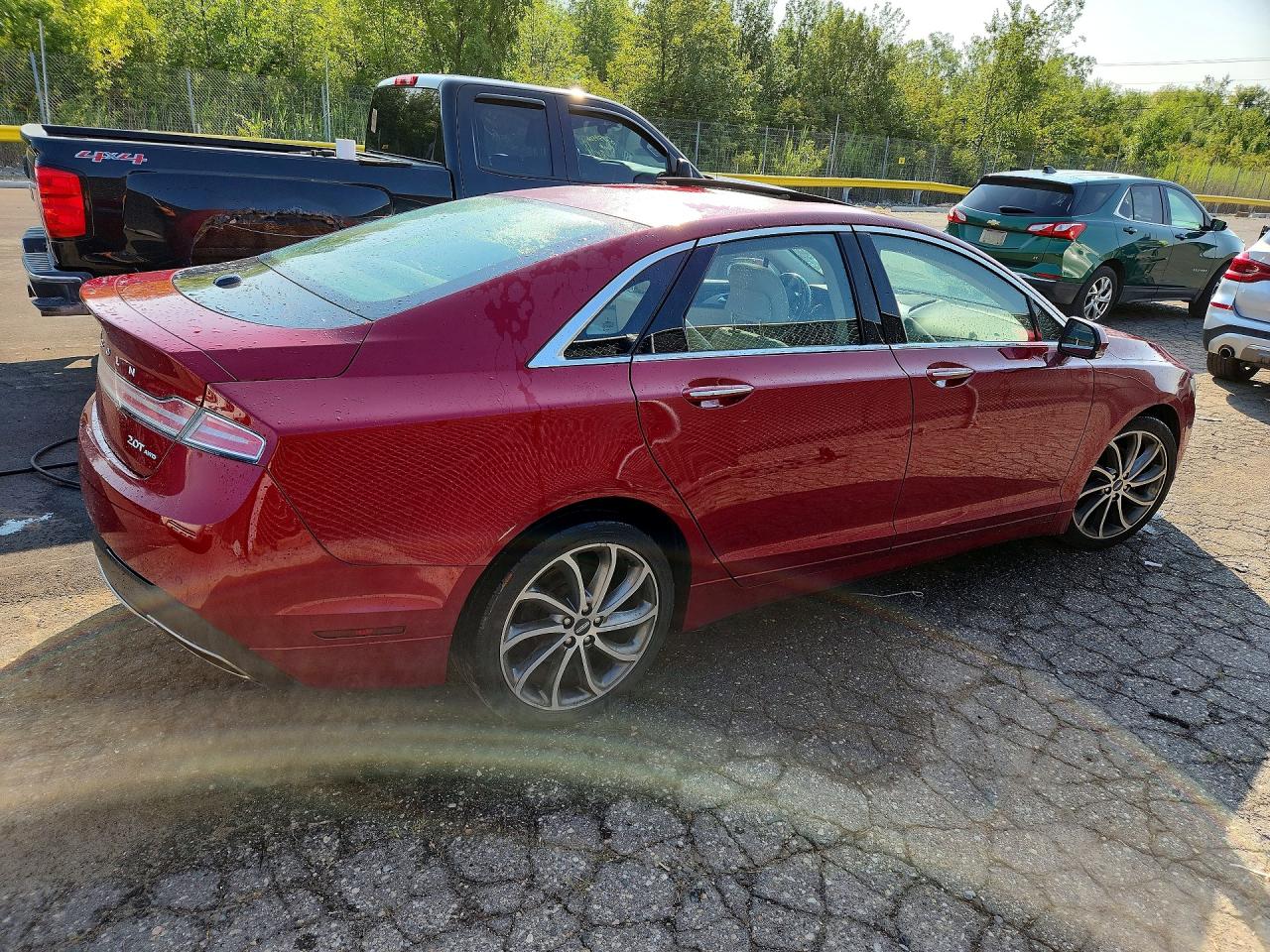 2019 Lincoln Mkz Reserve I Красный vin: 3LN6L5D90KR627237