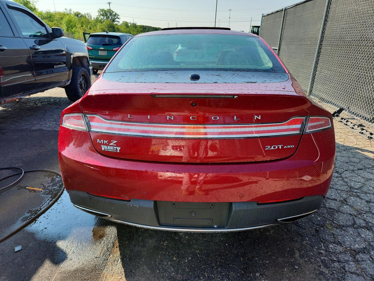 2019 Lincoln Mkz Reserve I Красный vin: 3LN6L5D90KR627237